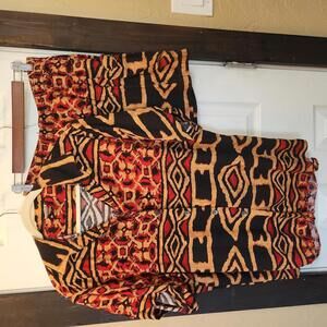 Sirena Women's Vintage Shorts and Shirt Set, Size Large